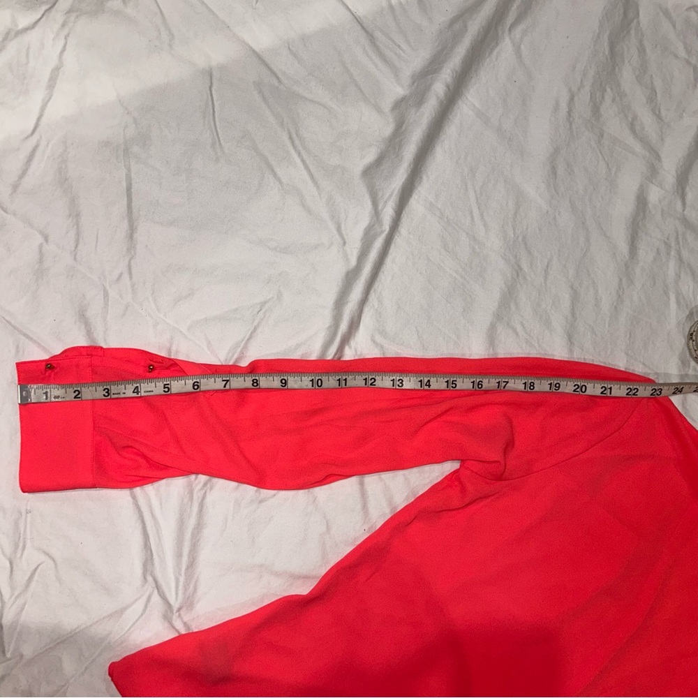 Express Red Button Down - Picture 7 of 10